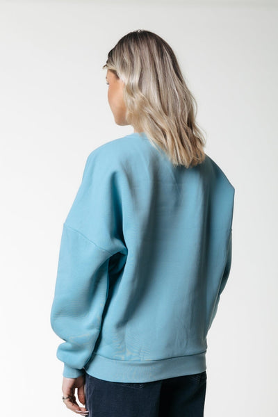 Colourful Rebel Rebel Sweat | Mineral blue 