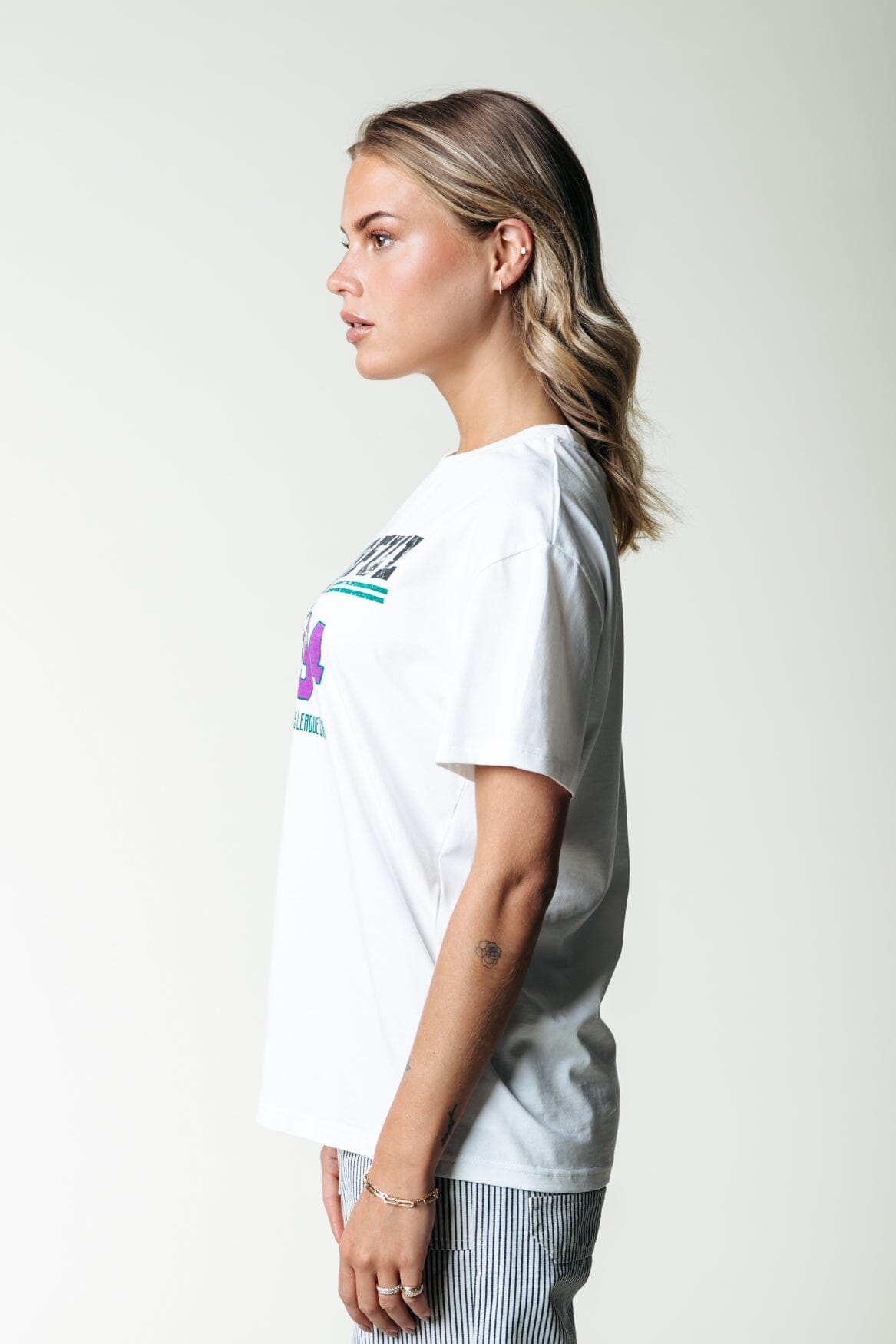 Colourful Rebel Rugby Loosefit Tee | Standard white 