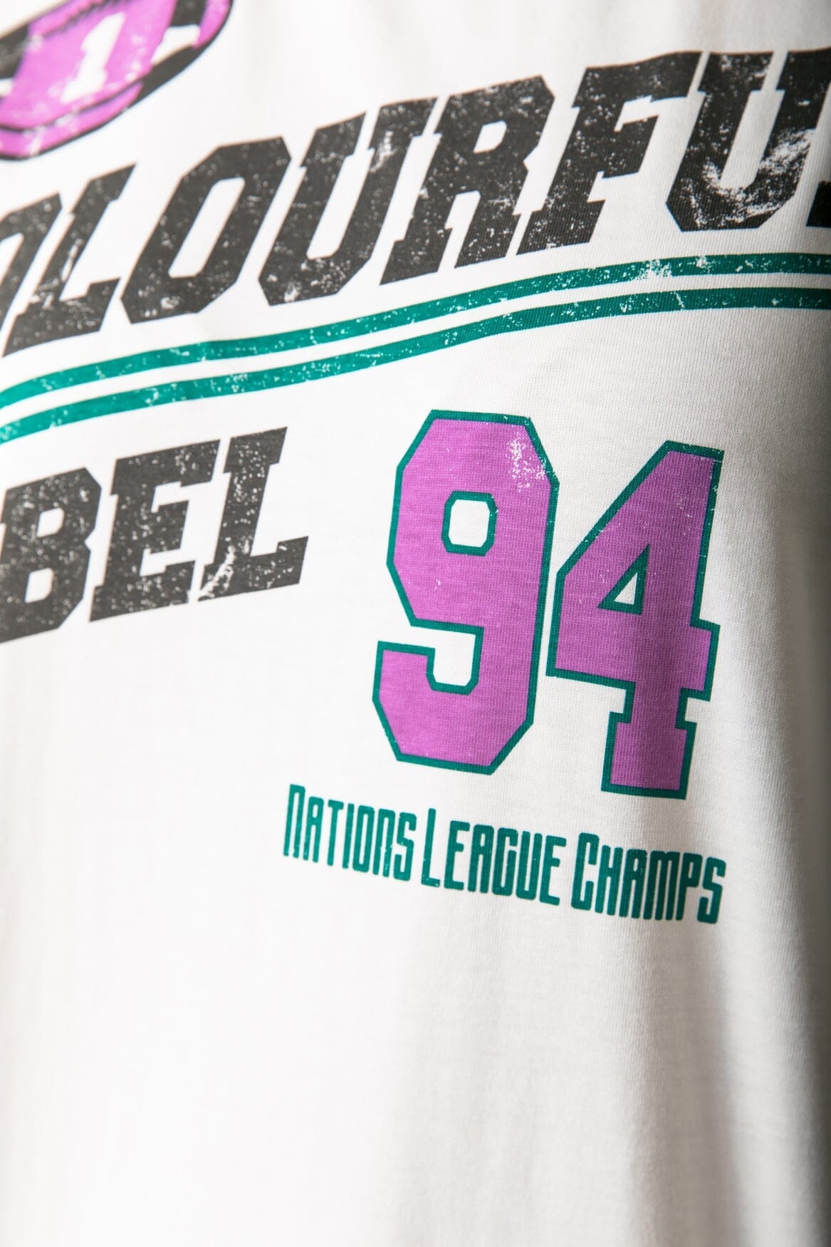 Colourful Rebel Rugby Loosefit Tee | Standard white 