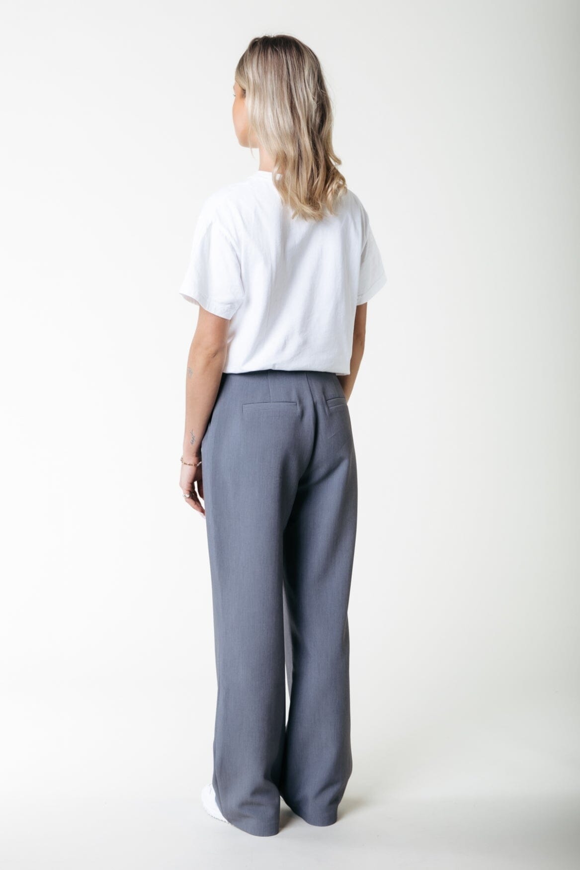 Colourful Rebel Rus Straight Pants | Grey 