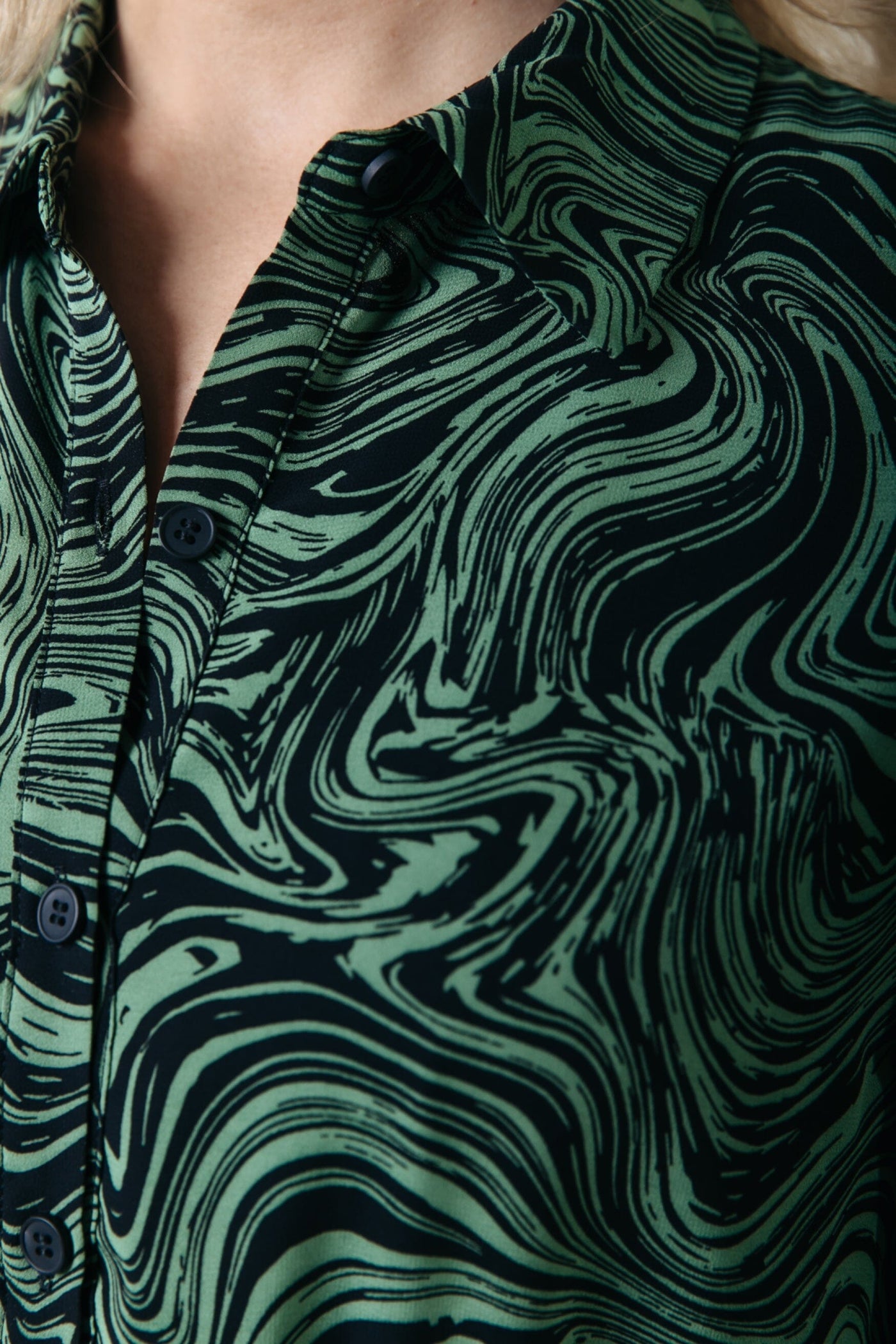 Colourful Rebel Sacha Liquid Shirt Dress | Soft Green 
