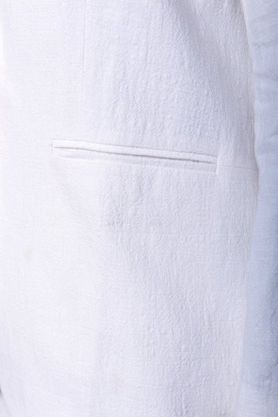 Colourful Rebel Santi Linen Blazer | Off white 