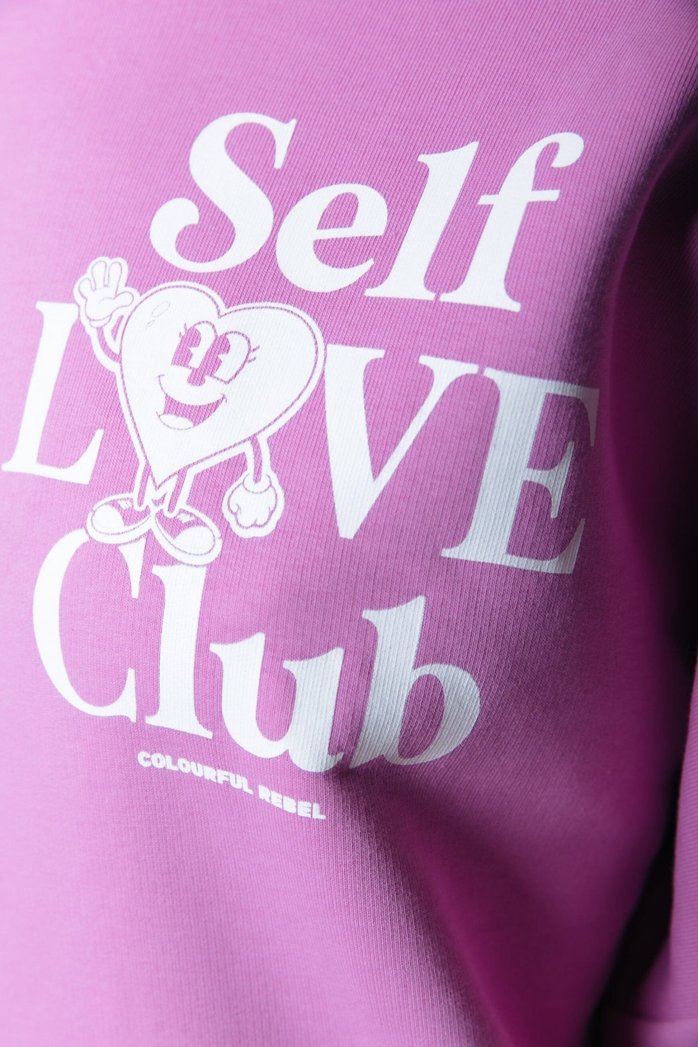 Colourful Rebel Self Love Club Sweat | Candy Pink 