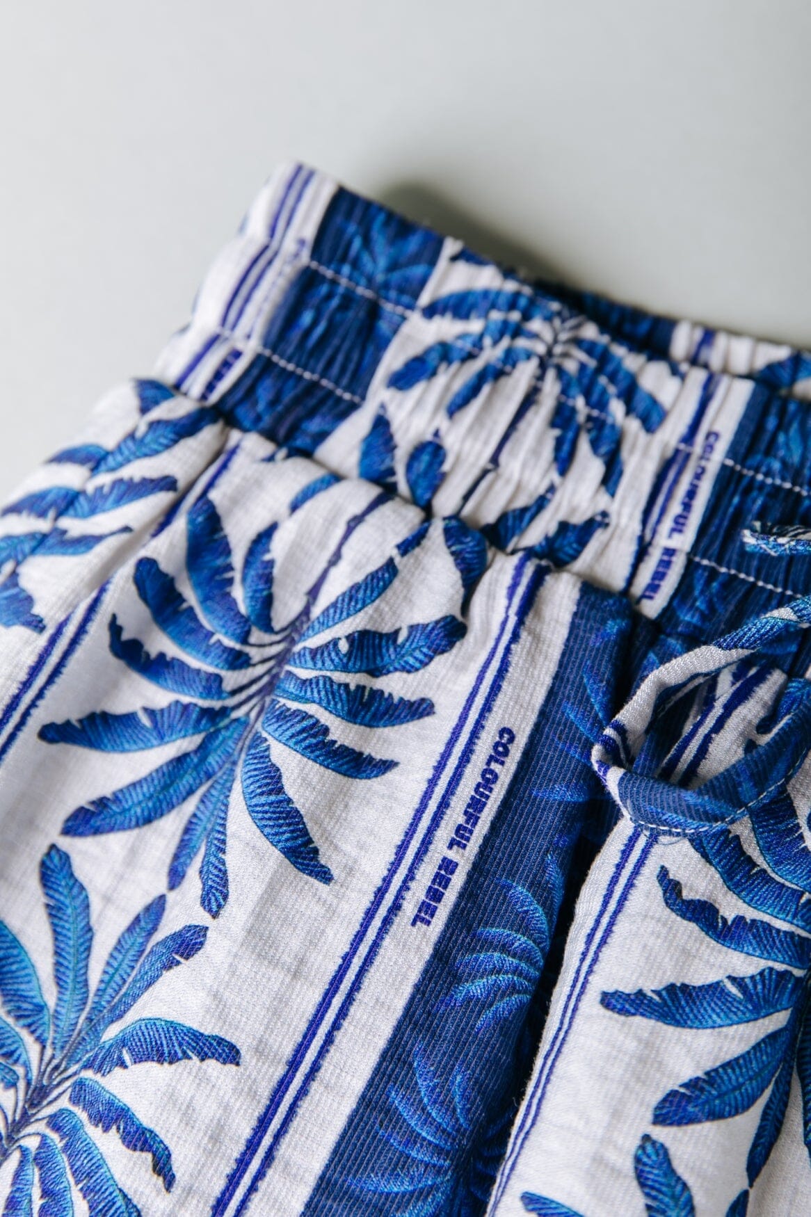 Colourful Rebel Sensa Palm Ruffle Short | Bright blue 