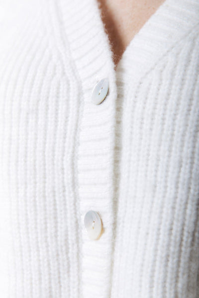 Colourful Rebel Shara Knitted Cardigan | Off white 