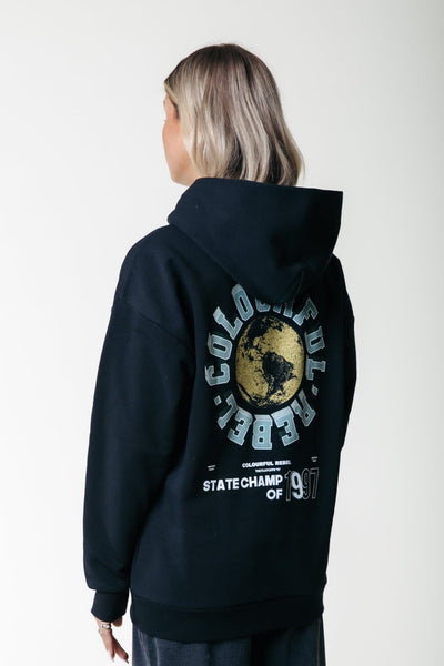 Colourful Rebel State Champ Hoodie | Black 8720867052180