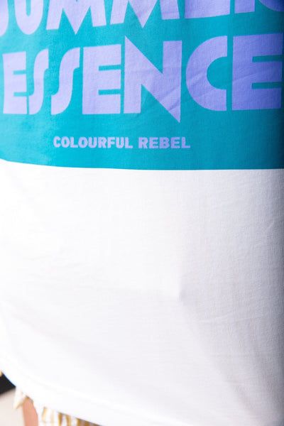 Colourful Rebel Summer Essence T-shirt | Standard white 