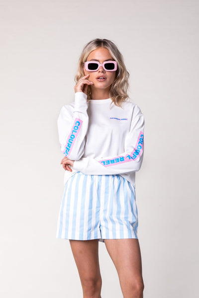 Colourful Rebel Sunglasses Longsleeve T-shirt | Standard white 8720867036371