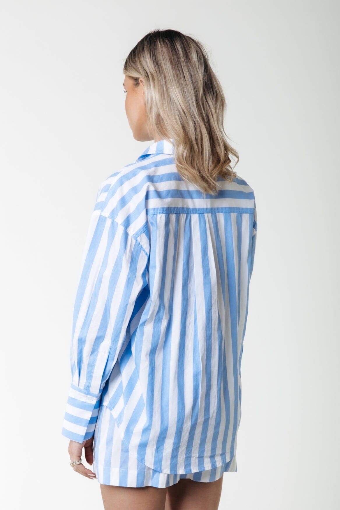 Colourful Rebel Talia Striped Blouse | Boys Blue 