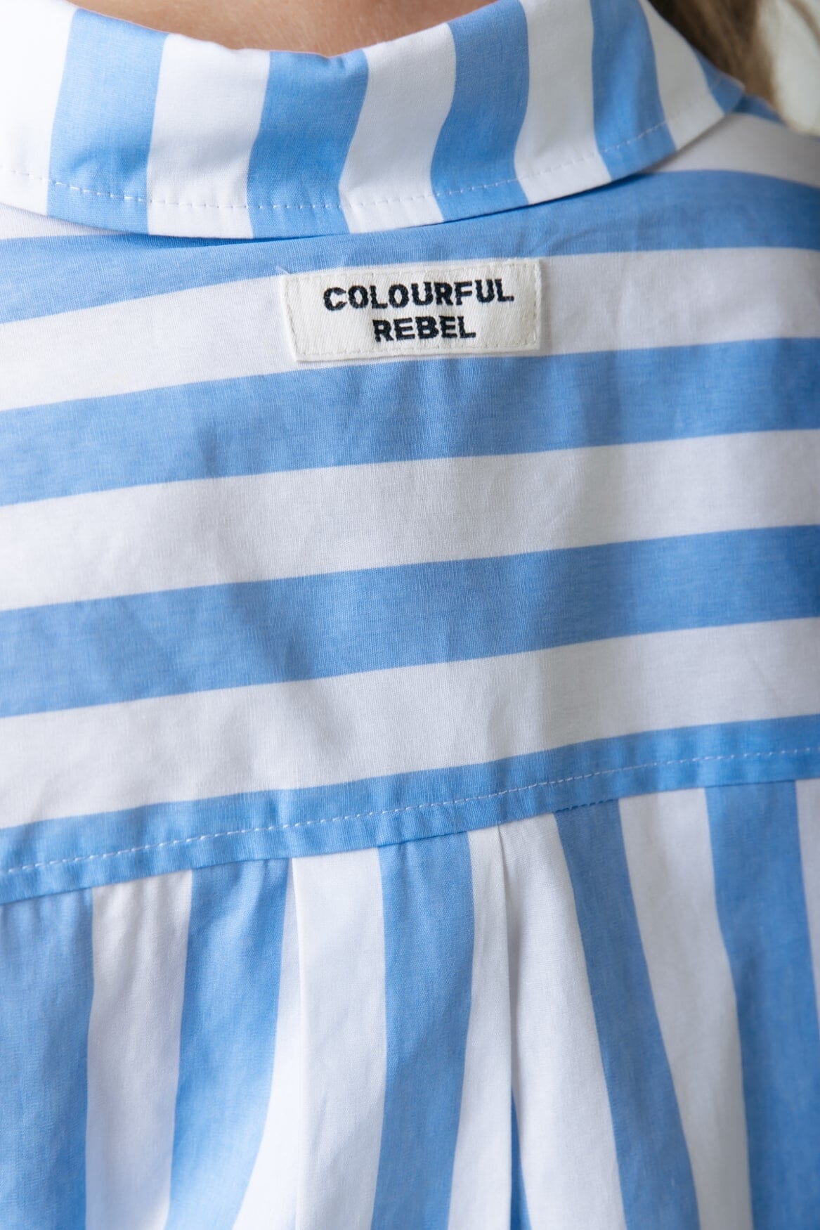 Colourful Rebel Talia Striped Blouse | Boys Blue 