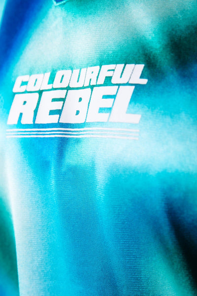 Colourful Rebel Tayla Blurred Football T-shirt | Multicolor 