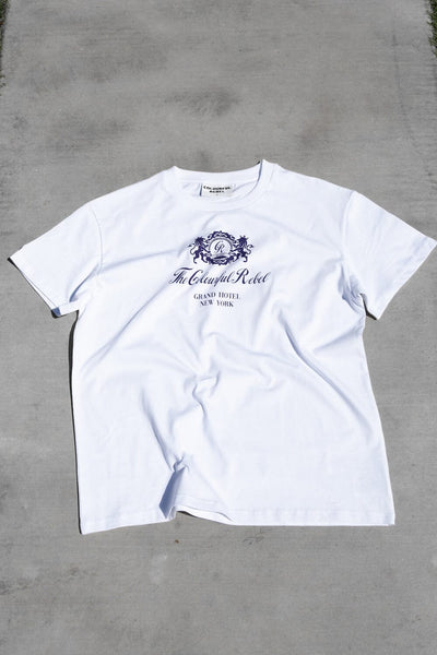 Colourful Rebel The CR Grand Hotel T-shirt | White 