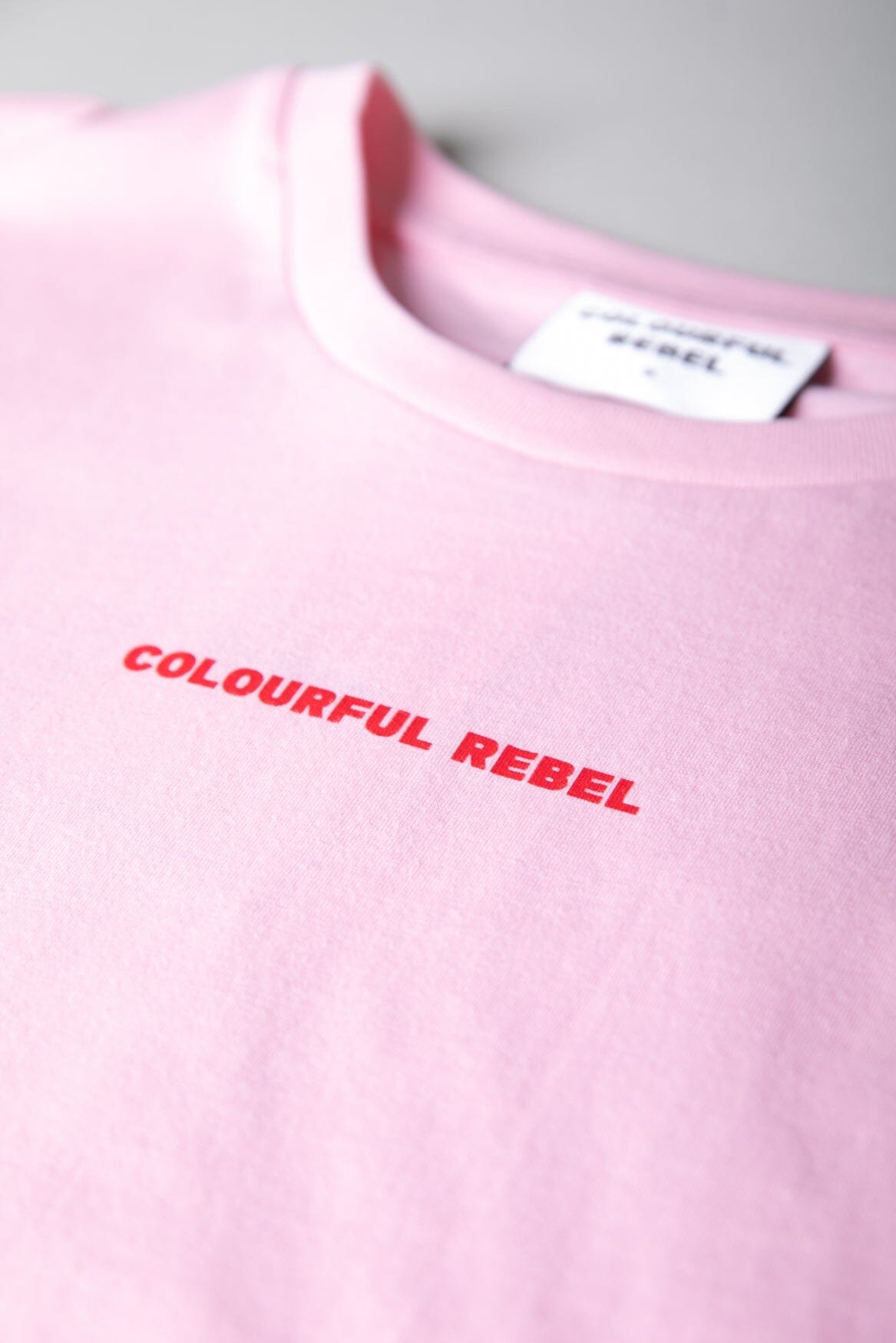 Colourful Rebel Uni Logo Boxy Tee | Racing Red 