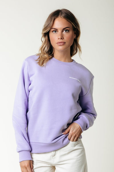 Colourful Rebel Uni Logo Sweat | Pastel Lilac 8720867036319