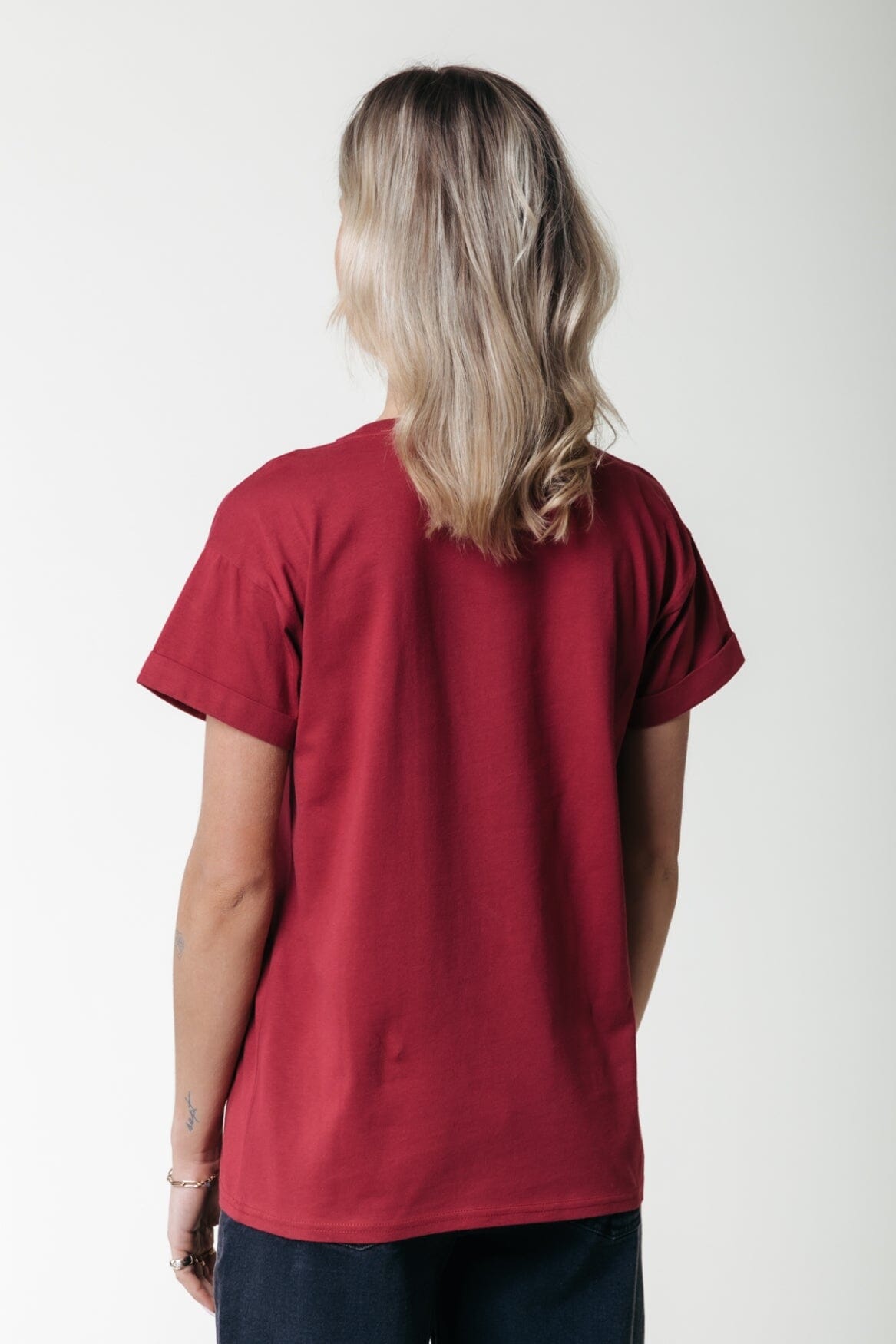 Colourful Rebel Uni Logo T-shirt | Bordeaux 