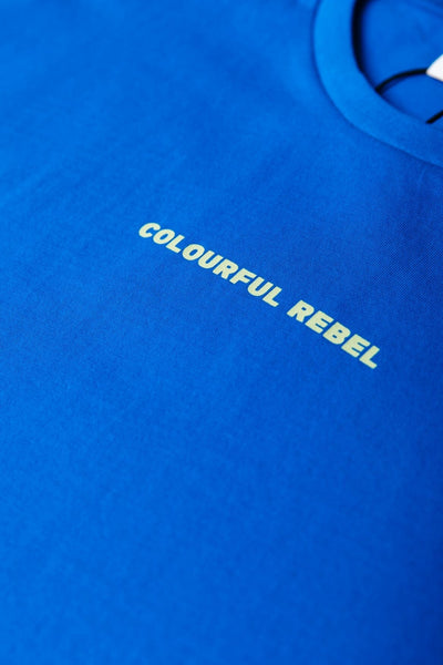 Colourful Rebel Uni Logo T-shirt | Deep blue 