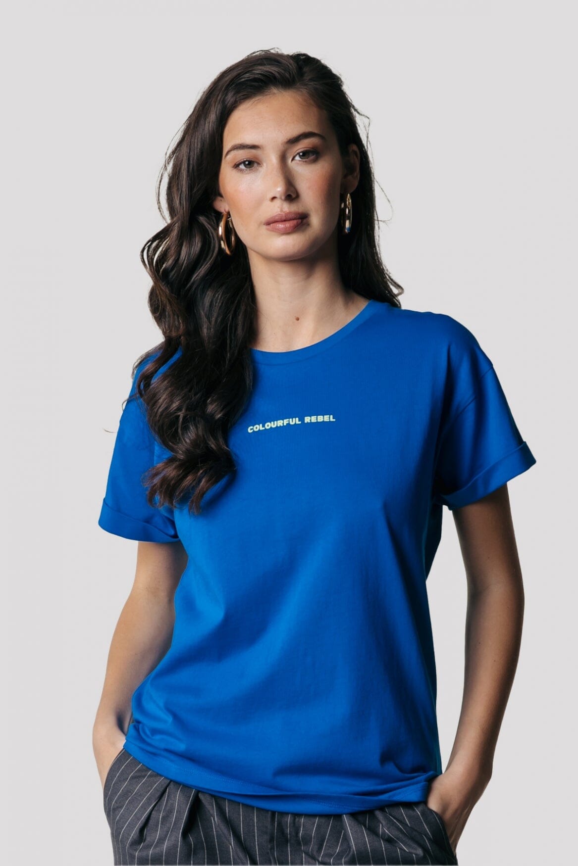 Colourful Rebel Uni Logo T-shirt | Deep blue 8720867027300