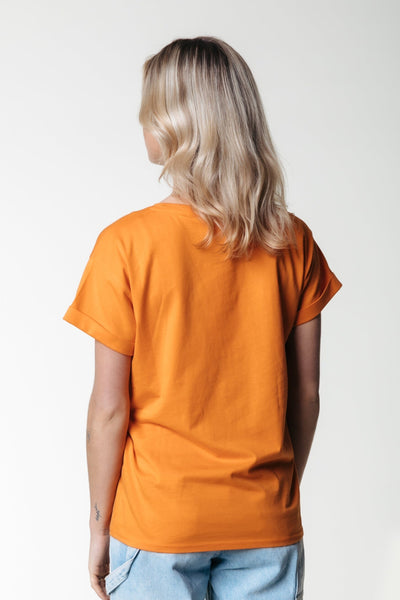 Colourful Rebel Uni Logo Tee | Tangerine 