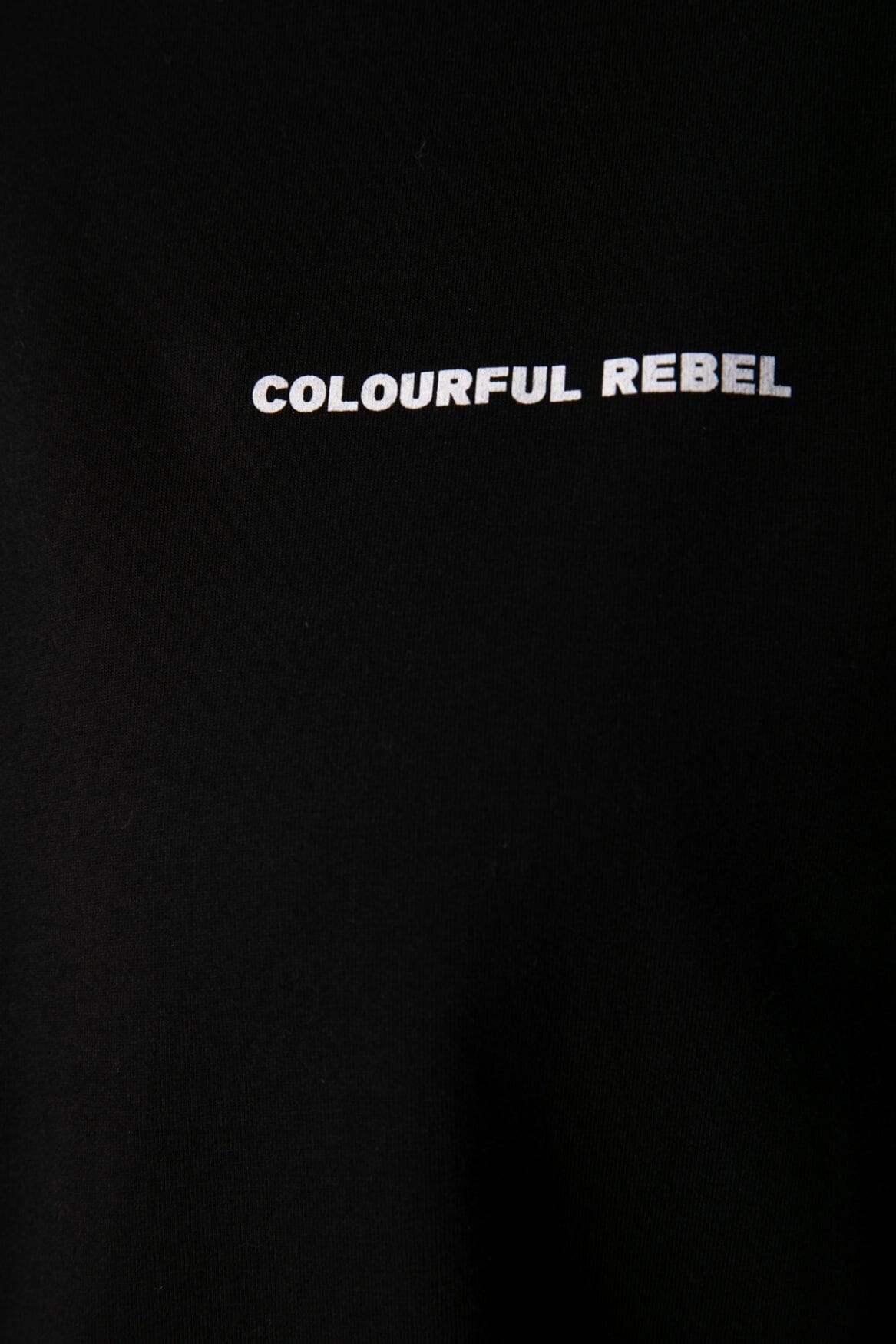 Colourful Rebel Wavy Flower Basic Tee | Black 