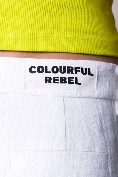 Colourful Rebel Wende Linen Pants | Off white 