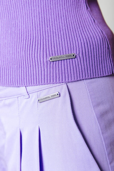 Colourful Rebel Wende Low Waist Pants | Pastel Lilac 