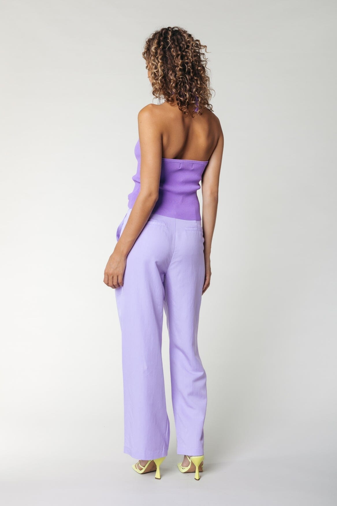Colourful Rebel Wende Uni Low Waist Pants | Pastel Lilac 