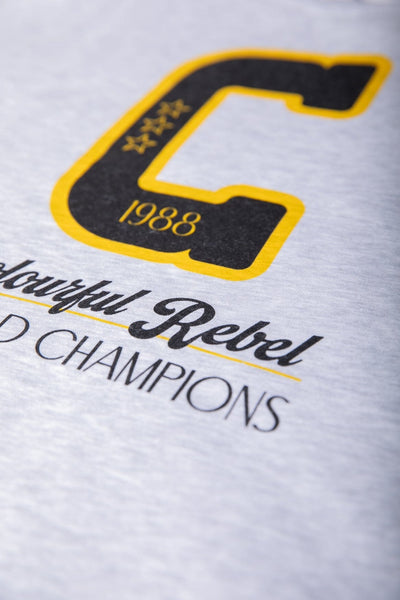 Colourful Rebel World Champions Sweat | Light grey melange 