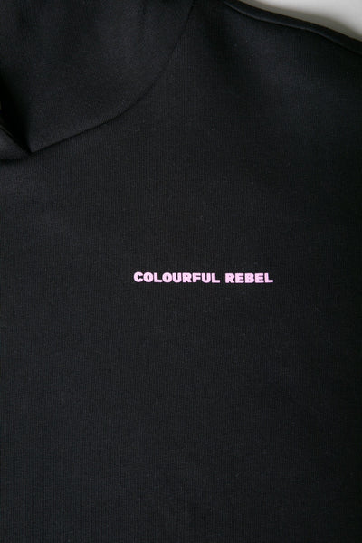 Colourful Rebel World Hoodie | Black 