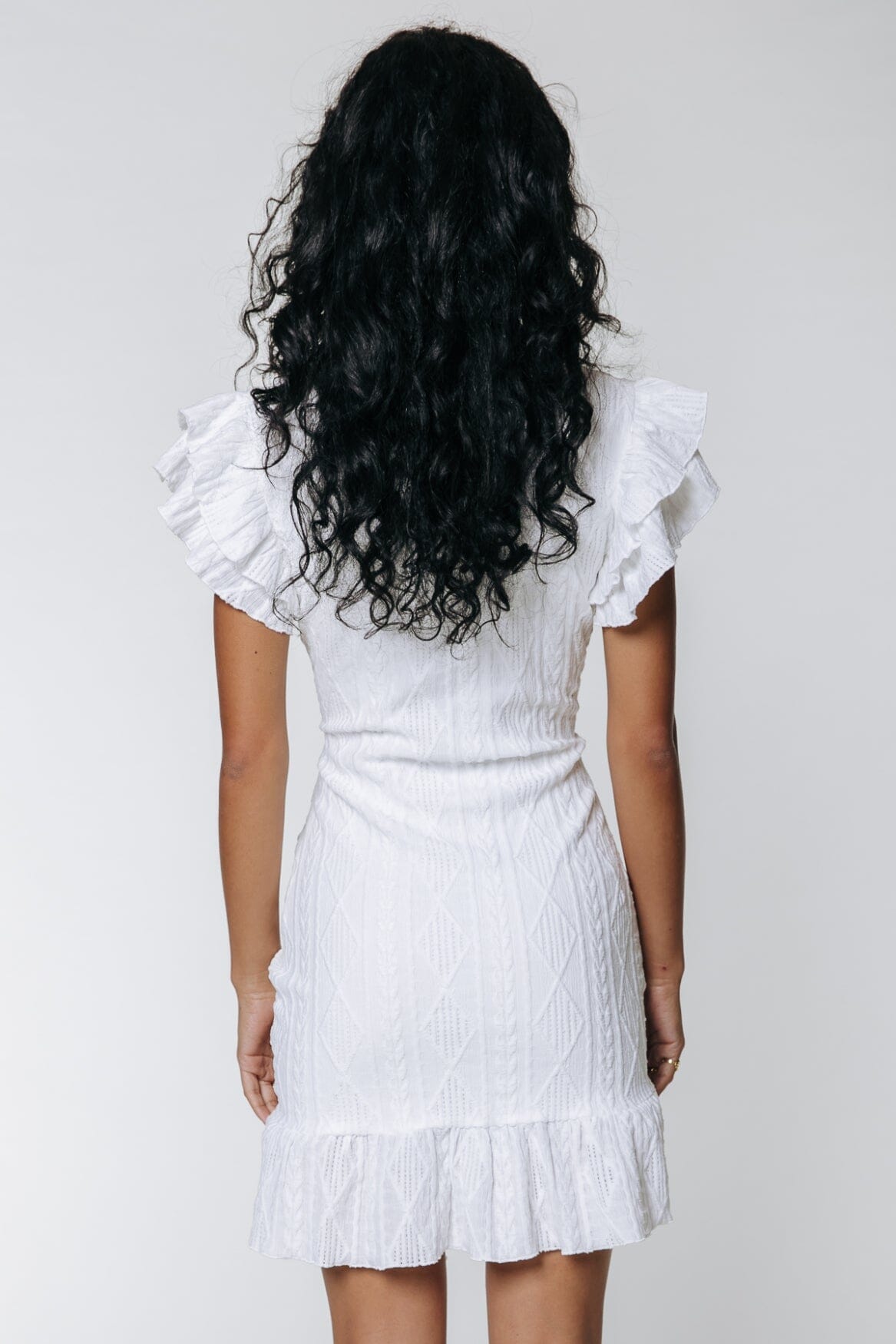 Colourful Rebel Zorah Broderie Mini Dress | Off white 
