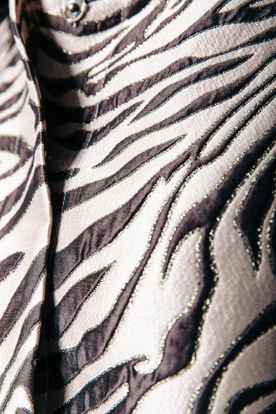 Colourful Rebel Bente Zebra Jacquard Bomber Jacket | Multicolor 