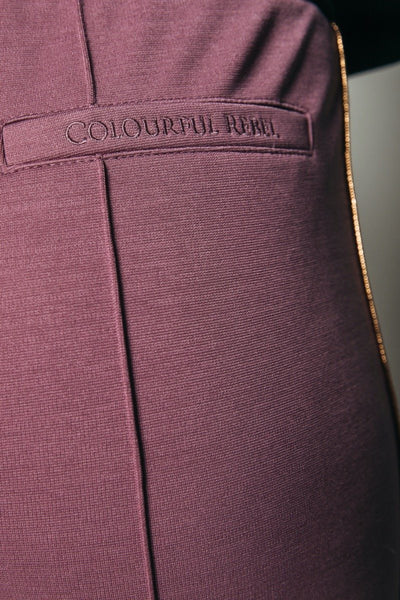 Colourful Rebel Bibi Star Flare Pants | Old lilac 