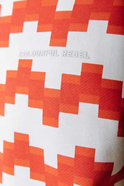 Colourful Rebel Blocks Basic Sweat | Burned orange 