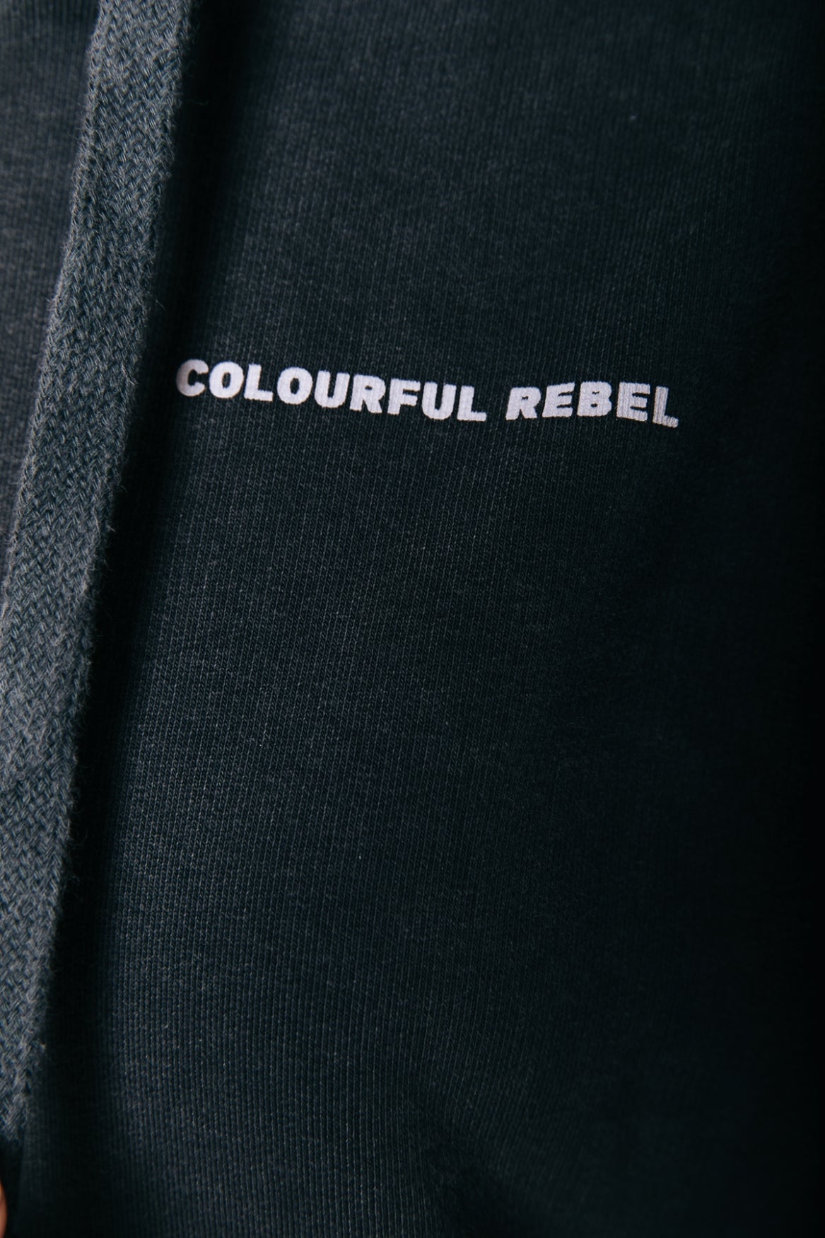 Colourful Rebel Boho Bouquet Acid Wash Oversized Hoodie | Grey 