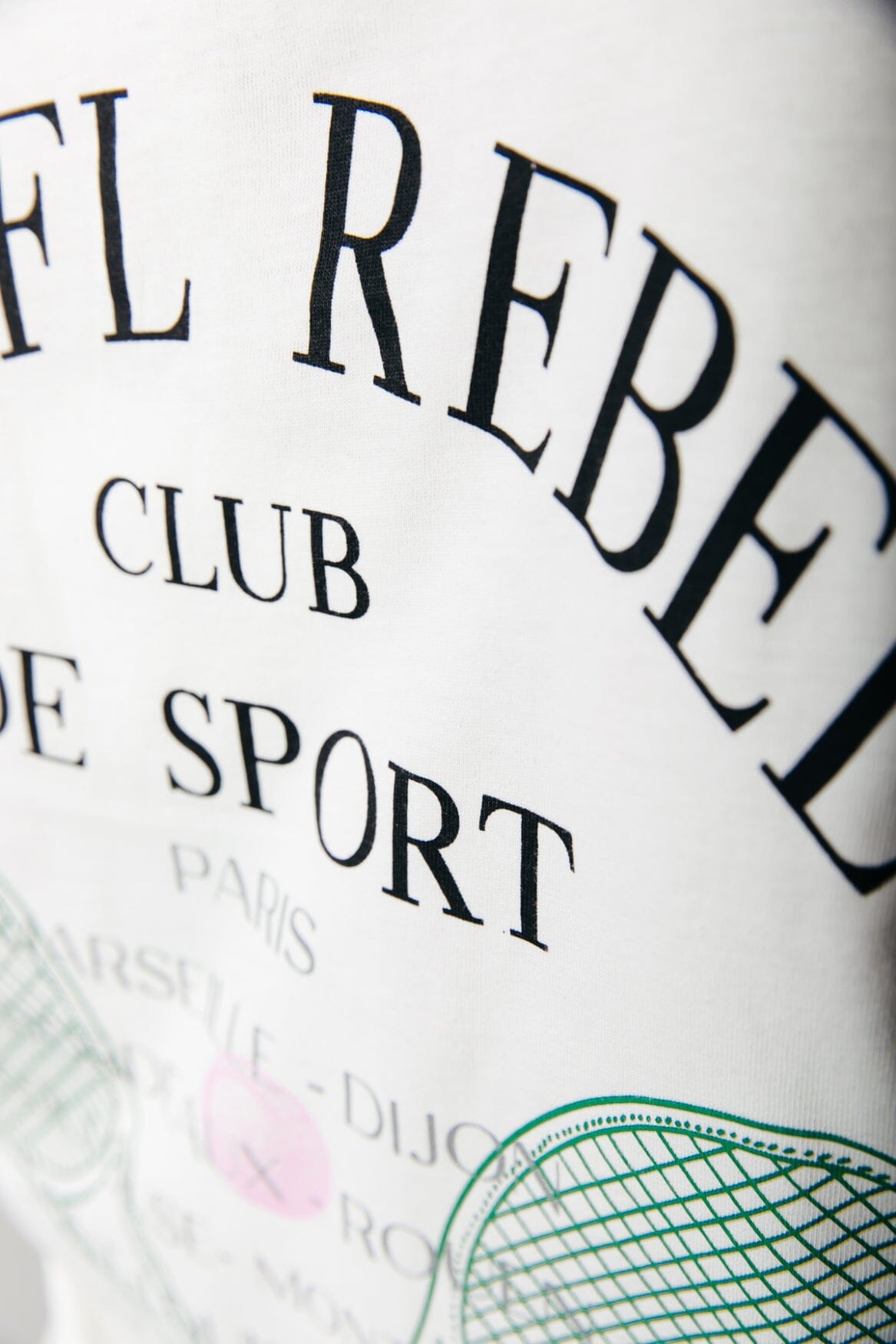Colourful Rebel Club De Sport Tour Loose Fit Tee | Light off white 