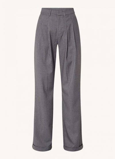 Colourful Rebel Cora Stripe Pants | Dark grey 