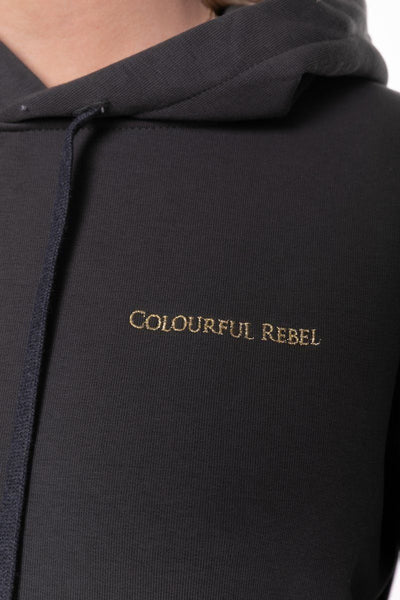 Colourful Rebel Cosmic Rebel Hoodie | Anthracite 