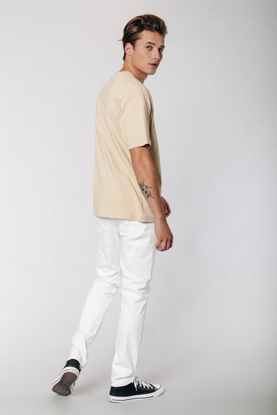 Colourful Rebel CR Lines Washed Tee | Sand.2