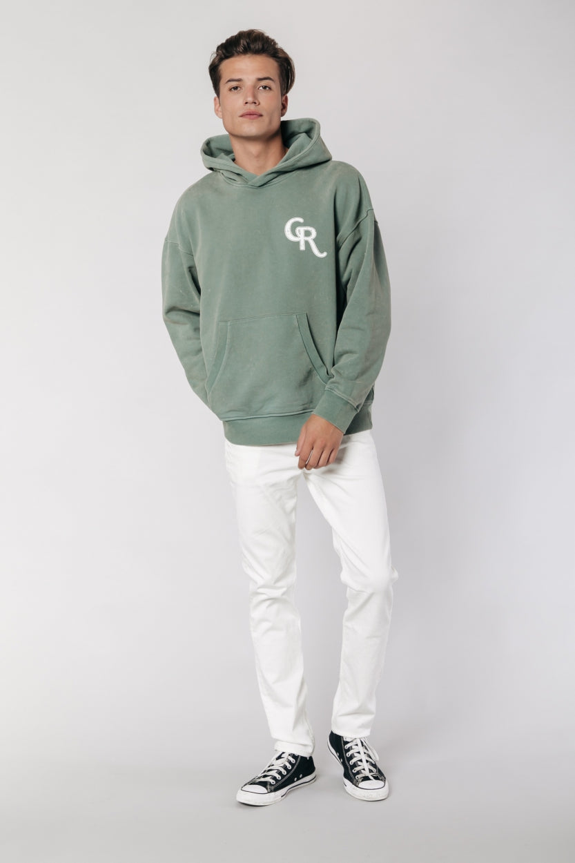 Colourful Rebel CR Washed Hoodie | Washed army