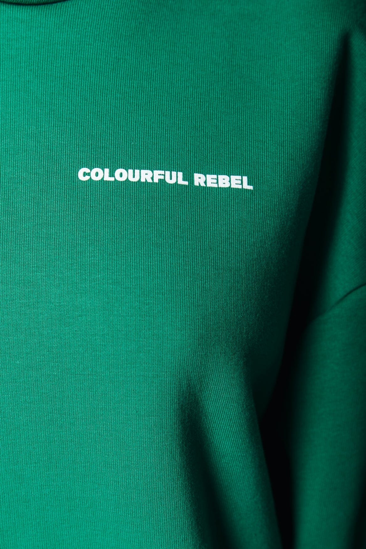 Colourful Rebel Crush On Green Hoodie | Green 