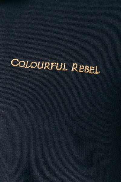Colourful Rebel Desert Muse Oversized Hoodie | Black 