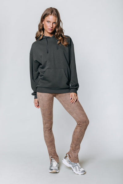 Colourful Rebel Desert Nomad Embro Oversized Hoodie | Anthracite 
