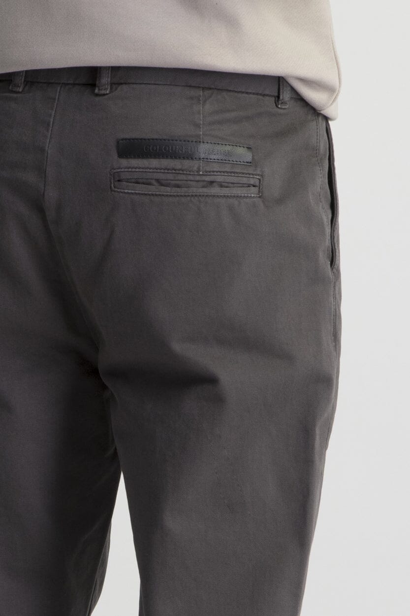 Colourful Rebel Dex Chino Pants | Anthracite 