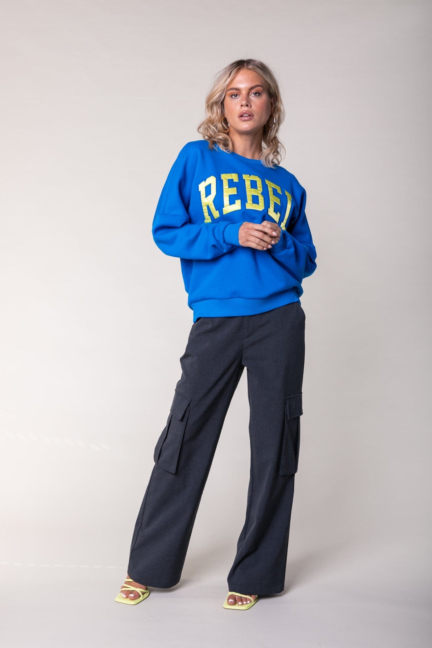Colourful Rebel Eileen Worker Pants | Anthracite 8720603292313