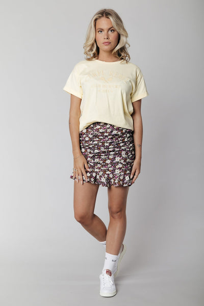 Colourful Rebel Eliza Flower Pleated Mini Skirt | Multicolor 8720603202039