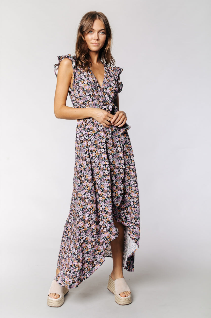 Colourful Rebel Elva Ditzy Flower Maxi Dress | Multicolor 8720603217019
