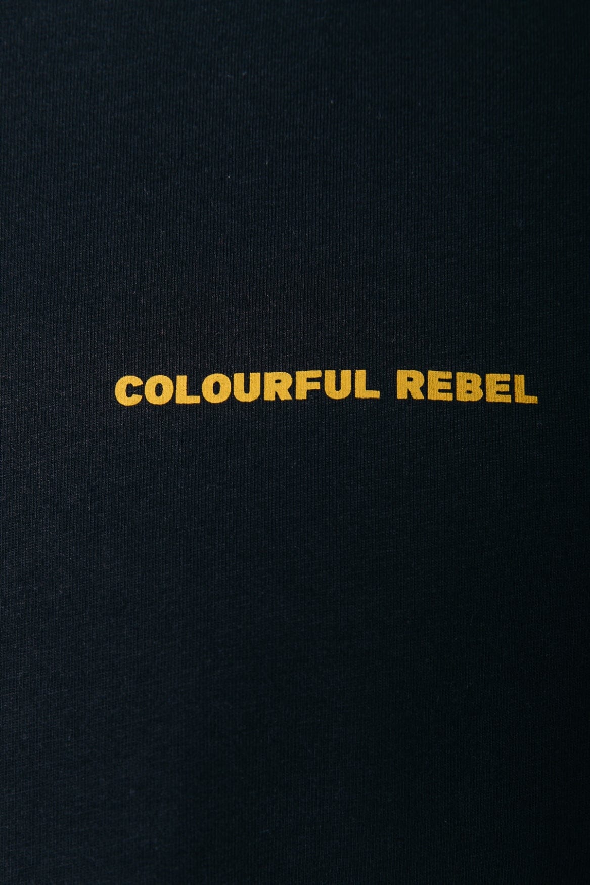 Colourful Rebel Flower Lines Basic Tee | Black 
