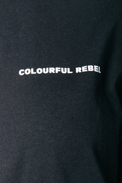 Colourful Rebel Forever Lips Loosefit Tee | Black 