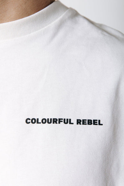 Colourful Rebel Grow Basic Tee | Off white