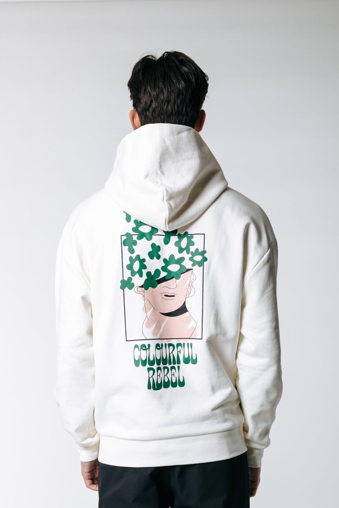 Colourful Rebel Grow Relaxed Clean Hoodie | Off white 8720603299701