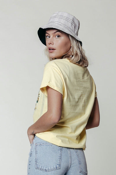Colourful Rebel High Voltage Boxy Tee | Yellow 